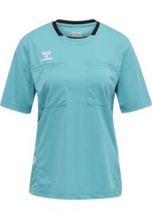 Koszulka damska Hummel hml referee chevron. Niebieskie t-shirty damskie HUMMEL, l, bez wzorów, z dżerseju, bez kołnierzyka. Za 190.50 zł.
