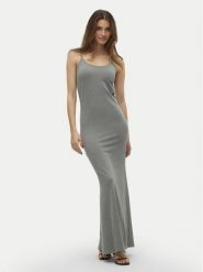 Vero Moda Sukienka letnia Sharon 10322285 Szary Slim Fit. Szare sukienki damskie Vero Moda, na lato, xs, bez wzorów, z bawełny, bez kołnierzyka, bez ramiączek. Za 109.99 zł.