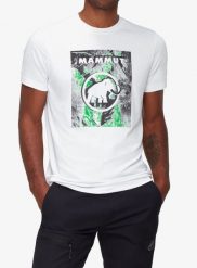 Koszulka z nadrukiem Mammut Trovat T-Shirt Mammut. Białe t-shirty męskie Mammut, l, bez wzorów, z bawełny, bez kołnierzyka. Za 280.49 zł.