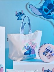 Torba materiałowa Stitch - wielobarwny. Torebki klasyczne damskie Sinsay, bez wzorów, z materiału, bez dodatków. Za 45.99 zł.