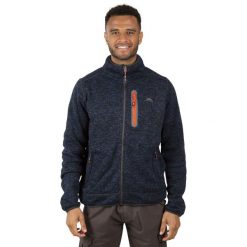 Bluza Polarowa Męska Bingham. Niebieskie bluzy z kapturem męskie Trespass, na zimę, l, z dzianiny. Za 200.99 zł.