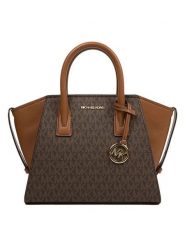 Michael Kors Torebka w kolorze brązowo-jasnobrązowym - 31 x 19 x 13 cm rozmiar: onesize. Brązowe torebki klasyczne damskie Michael Kors, bez wzorów, z materiału, bez dodatków. Za 774.99 zł.