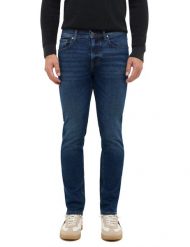 Męskie Spodnie jeansowe Mustang Style Orlando Slim Denim Blue 1016797 5000 983. Niebieskie spodnie materiałowe męskie Mustang, bez wzorów, z denimu. Za 219.99 zł.
