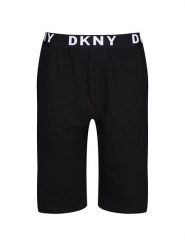 DKNY Szorty dresowe w kolorze czarnym rozmiar: M. Czarne szorty męskie DKNY, z bawełny, bez kołnierzyka. Za 79.21 zł.