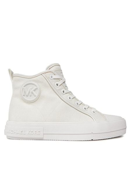 MICHAEL Michael Kors Trampki Evy High Top 43R4EYFS4D Biały. Białe trampki i tenisówki damskie MICHAEL Michael Kors, bez wzorów, z materiału. Za 589.99 zł.
