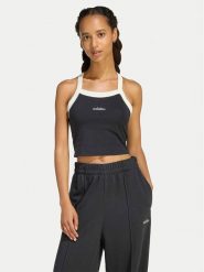 Adidas Top Seasonal Essentials Colorpop KC3936 Czarny Slim Fit. Czarne topy sportowe damskie Adidas, s, bez wzorów, z bawełny, bez ramiączek. Za 108.99 zł.