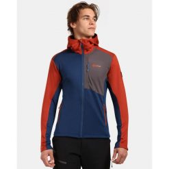 Męska bluza polarowa Kilpi SEVELEN-M. Brązowe bluzy bez kaptura męskie Kilpi, l, z polaru. Za 404.00 zł.