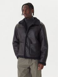 Jack & Jones Kurtka z imitacji skóry Cambridge 12282946 Czarny Regular Fit. Czarne kurtki męskie Jack & Jones, l, bez wzorów, ze skóry, bez kaptura. Za 449.99 zł.