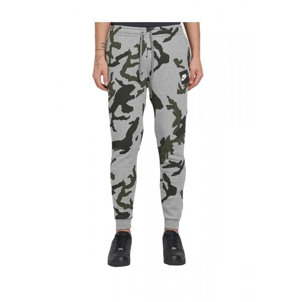 Spodnie sportowe męskie Nike Camouflage Jogginghose. Szare spodnie sportowe męskie Nike, z dresówki. Za 185.00 zł.