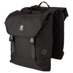 Podwójna torba rowerowa Urban 36 l wodoszczelna z odblaskami 3M. Czarne torebki klasyczne damskie Agu, bez wzorów, z materiału, bez dodatków. Za 559.95 zł.