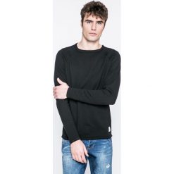 Only & Sons - Sweter. Czarne swetry męskie Only & Sons, l, bez wzorów, z bawełny, bez kołnierzyka. W wyprzedaży za 59.90 zł.