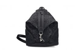 Rieker H1055-03 black, plecak damski. Czarne plecaki damskie Rieker, bez wzorów, ze skóry ekologicznej. Za 181.93 zł.