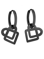 Liebeskind Kolczyki-kreole z zawieszkami rozmiar: onesize. Czarne kolczyki damskie Liebeskind, ze stali. Za 182.72 zł.