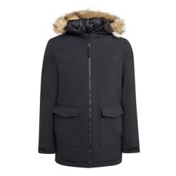 Parka z kapturem adidas Paveric Climawarm. Czarne parki męskie Adidas, na zimę, l, bez wzorów, z futra. Za 360.00 zł.