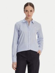 HUGO Koszula Essentia 50552601 Niebieski Regular Fit. Niebieskie koszule damskie Hugo, bez wzorów, z bawełny, bez kołnierzyka, bez ramiączek. Za 449.99 zł.