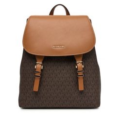 Plecak MICHAEL Michael Kors. Brązowe plecaki damskie MICHAEL Michael Kors, bez wzorów. Za 1,079.00 zł.