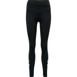 Legginsy damskie Hummel High Waist. Czarne legginsy damskie HUMMEL, bez wzorów, z podwyższonym stanem, na fitness i siłownię. Za 234.50 zł.