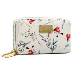 Portfel damski Peterson PTN 007-F8 wzór 7. Portfele damskie Peterson, bez wzorów, ze skóry ekologicznej. Za 69.99 zł.