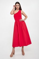 Sukienka na jedno ramię TWINSET. Sukienki damskie Twinset Milano, xs, bez wzorów, bez kołnierzyka, bez ramiączek. W wyprzedaży za 622.30 zł.