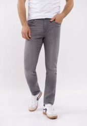 Jeansy szare, Straight Leg, D-LEON 52. Szare jeansy męskie Volcano. Za 189.99 zł.