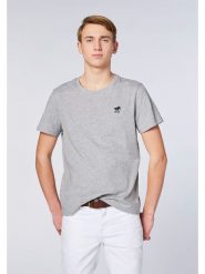 Polo Sylt Koszulka w kolorze szarym rozmiar: M. Szare koszulki polo męskie Polo Sylt, m, bez wzorów, z bawełny, bez ramiączek. Za 74.63 zł.