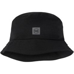 Kapelusz BUFF ADVENTURE BUCKET HAT SOLID. Czarne kapelusze damskie Buff, bez wzorów. Za 149.99 zł.