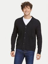 Lindbergh Kardigan 30-800223 Czarny Comfort Fit. Czarne kardigany męskie Lindbergh, m, bez wzorów, z wełny, bez kołnierzyka. Za 169.99 zł.