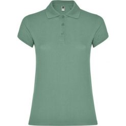 Damska Koszulka Polo W Gwiazdki. Zielone bluzki sportowe damskie ROLY, xl, bez wzorów, bez ramiączek. Za 56.99 zł.