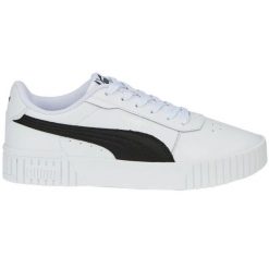 Buty Puma Carina 2.0 W 385849 07 białe. Białe buty sportowe na co dzień damskie bez wzorów, z gumy. Za 362.46 zł.