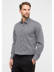 Eterna Koszula - Comfort fit - w kolorze antracytowym rozmiar: 46. Czarne koszule męskie Eterna, bez wzorów, z bawełny, bez kołnierzyka, bez ramiączek. Za 108.74 zł.