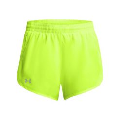 Szorty damskie Under Armour Fly By 3". Żółte szorty damskie Under Armour, bez wzorów, z materiału. Za 147.20 zł.