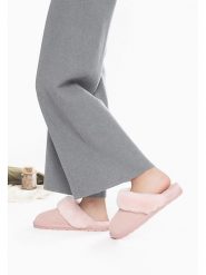 Gooce Wełniane kapcie "Emeline" w kolorze jasnoróżowym rozmiar: 37. Różowe kapcie damskie Gooce, ze skóry. Za 149.31 zł.