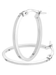 Revoni Złote kolczyki-kreole rozmiar: onesize. Szare kolczyki damskie Revoni, złote. Za 948.99 zł.