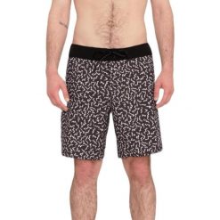 Spodenki kąpielowe męskie Volcom Asphalt Beach. Czarne kąpielówki męskie Volcom, l, bez wzorów, z elastanu. W wyprzedaży za 286.65 zł.