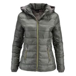 Kurtka zimowa pikowana damska Champion Hooded. Zielone kurtki damskie CHAMPION, na zimę, s, bez wzorów, z poliesteru, bez kaptura. Za 207.00 zł.