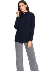 WITT WEIDEN Sweter w kolorze granatowym rozmiar: 40. Niebieskie swetry klasyczne damskie WITT WEIDEN, ze splotem, bez kołnierzyka. Za 74.11 zł.