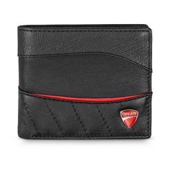 Portfel Męski DUCATI DTLGW0000205 Czarny. Czarne portfele męskie ducati, bez wzorów. Za 332.95 zł.