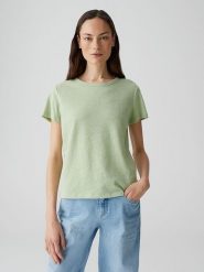 OPUS Koszulka w kolorze zielonym rozmiar: 38. Zielone t-shirty damskie Opus, bez wzorów, bez kołnierzyka. Za 118.56 zł.