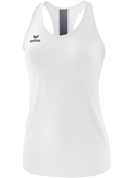 Erima Top funkcyjny w kolorze biało-szarym rozmiar: 44. Białe topy damskie Erima, bez wzorów, z materiału, bez ramiączek. Za 52.30 zł.