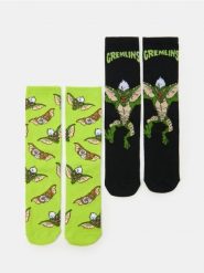 Wzorzyste skarpetki 2 pack Gremlins - wielobarwny. Skarpetki męskie Sinsay, bez wzorów. Za 15.99 zł.