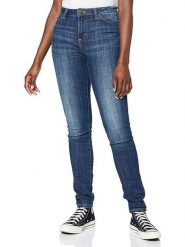 Lee Dżinsy "Legendary" - Skinny fit - w kolorze granatowym rozmiar: W29/L33. Niebieskie jeansy damskie Lee, z podwyższonym stanem. Za 104.89 zł.