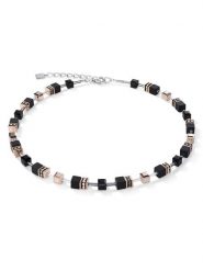 COEUR DE LION Naszyjnik z kryształami Swarovski - dł. 42 cm rozmiar: onesize. Szare naszyjniki damskie COEUR DE LION, srebrne. Za 422.05 zł.