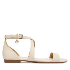 Sandały MICHAEL Michael Kors. Sandały damskie MICHAEL Michael Kors, bez wzorów, bez obcasa, na płaskiej podeszwie. Za 589.99 zł.