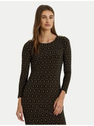 LAUREN RALPH LAUREN Sukienka codzienna 200980037001 Czarny Slim Fit. Czarne sukienki damskie Lauren Ralph Lauren, na co dzień, bez wzorów, z syntetyku, bez kołnierzyka, bez ramiączek, proste. Za 1,199.00 zł.