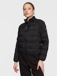Tommy Jeans Kurtka puchowa DW0DW14929 Czarny Regular Fit. Czarne kurtki damskie Tommy Jeans, m, bez wzorów, z jeansu, bez kaptura. Za 849.99 zł.