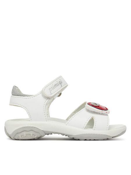 Primigi Sandały 7885122 S Biały. Białe sandały dziewczęce Primigi, ze skóry, bez zapięcia. Za 159.99 zł.