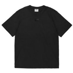 T-shirt sportowy z krótkim rękawem męski Jacquard Label T-shirt. Czarne t-shirty męskie Prosto., m, bez wzorów, z bawełny, bez kołnierzyka. Za 164.99 zł.