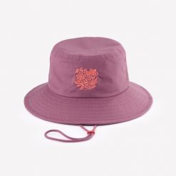 Kapelusz turystyczny Quechua Hike 100. Fioletowe kapelusze damskie FORCLAZ, bez wzorów, z bawełny. Za 39.99 zł.