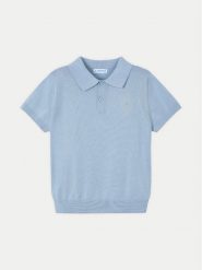 Mayoral Polo 3104 Niebieski Regular Fit. Niebieskie t-shirty chłopięce Mayoral, bez wzorów, z bawełny, bez ramiączek. Za 79.99 zł.