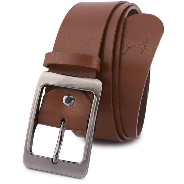 Pasek skórzany BELTIMORE r.110-125 cm D81 brązowy. Brązowe paski damskie bez wzorów. Za 49.90 zł.